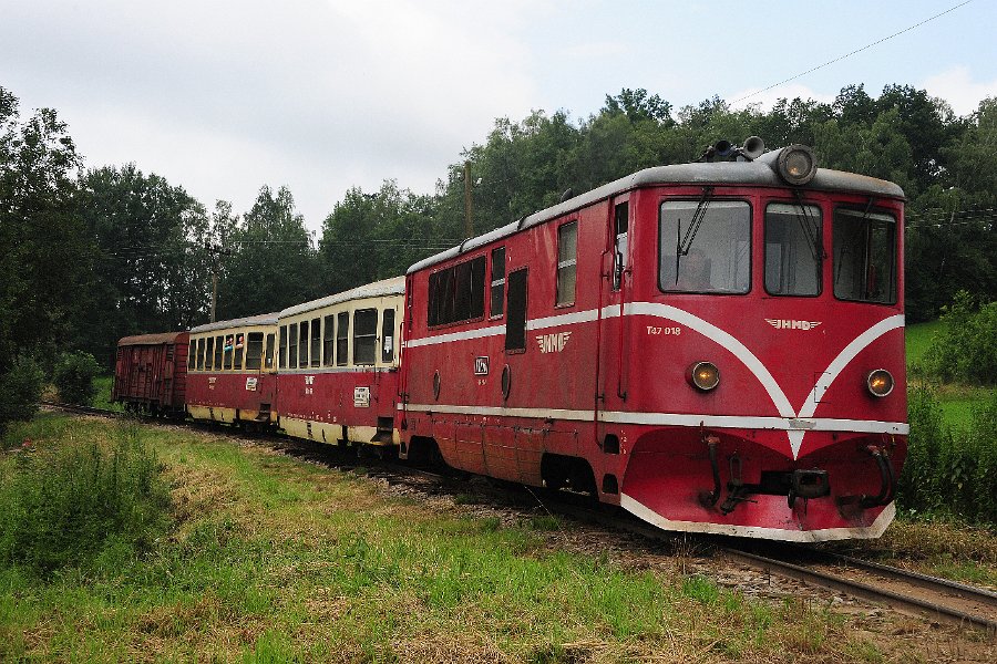 2020.07.19 JHMD T47.018 und T47.005 Jindřichův Hradec - Nová Bystřice (33)